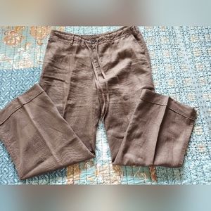 Liz Claiborne Linen Wide leg pants
